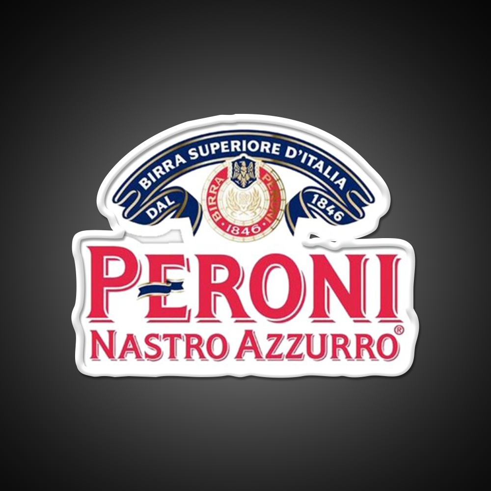 Peroni Nastro Azzurro Classic Logo Beer Bar Decor Led Neon Sign Rgb Color - LED neon sign view 11