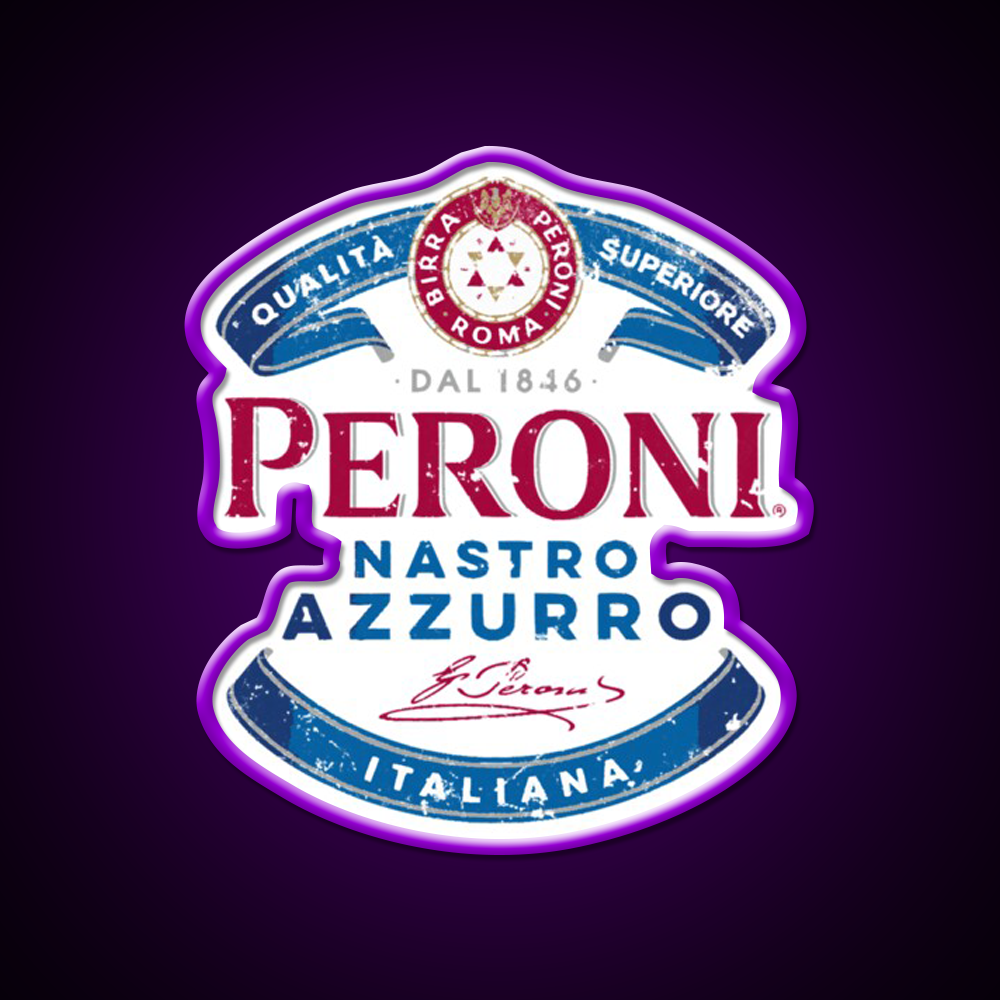 Peroni Nastro Azzurro Essential Beer Bar Decor Led Neon Sign Rgb Color - LED neon sign view 9