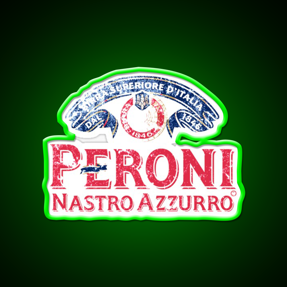 Peroni Nastro Azzurro Italy Beer Bar Decor Led Neon Sign Rgb Color - LED neon sign view 8
