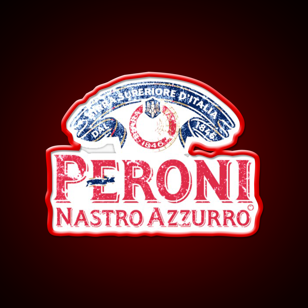 Peroni Nastro Azzurro Italy Beer Bar Decor Led Neon Sign Rgb Color - LED neon sign view 10