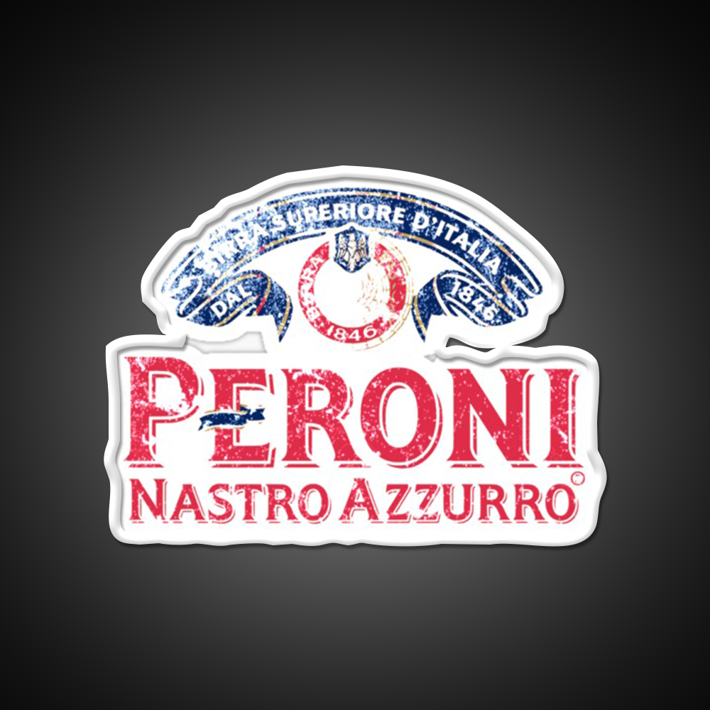 Peroni Nastro Azzurro Italy Beer Bar Decor Led Neon Sign Rgb Color - LED neon sign view 11