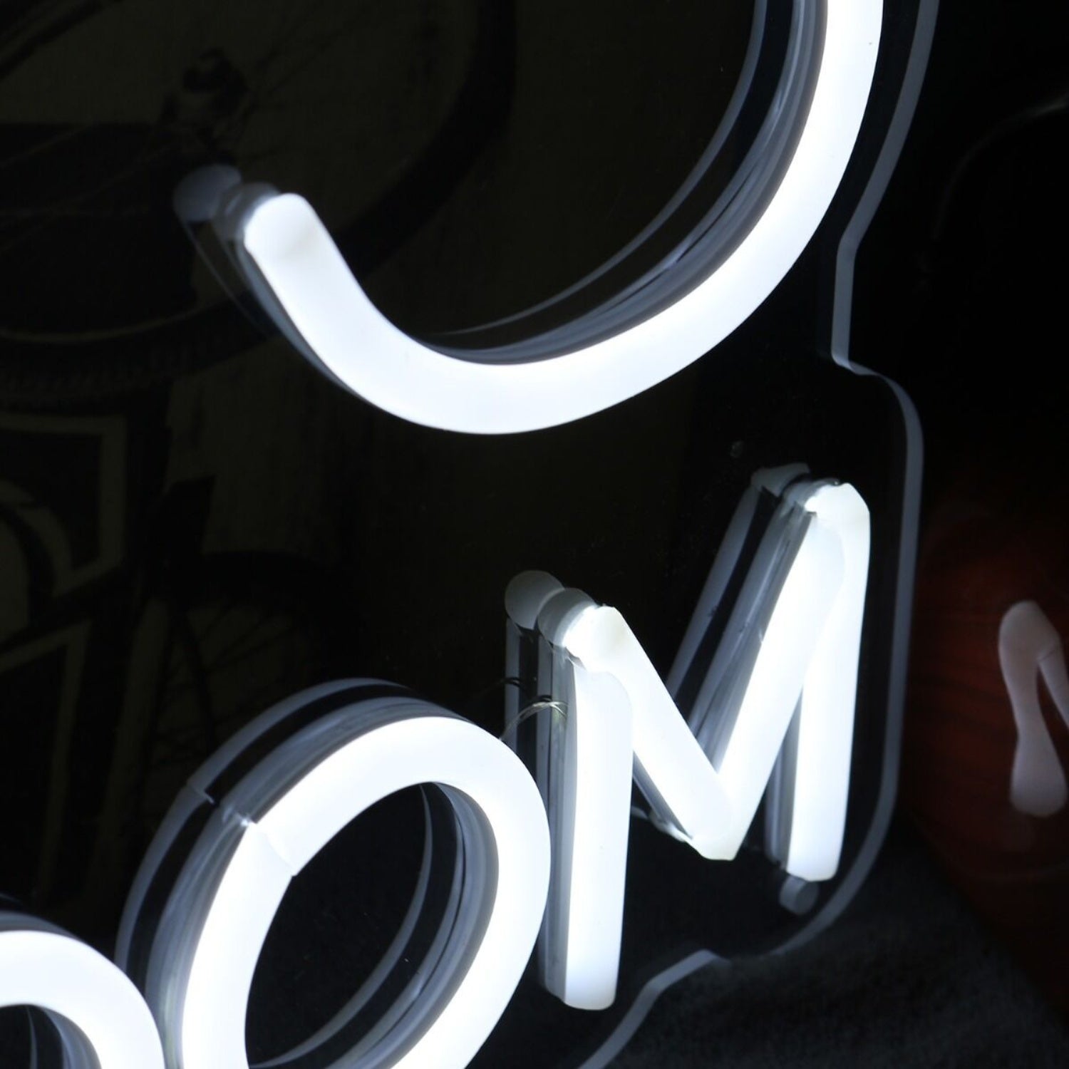 Perrys Boom Boom Boom White Led Neon Sign - Shineneon