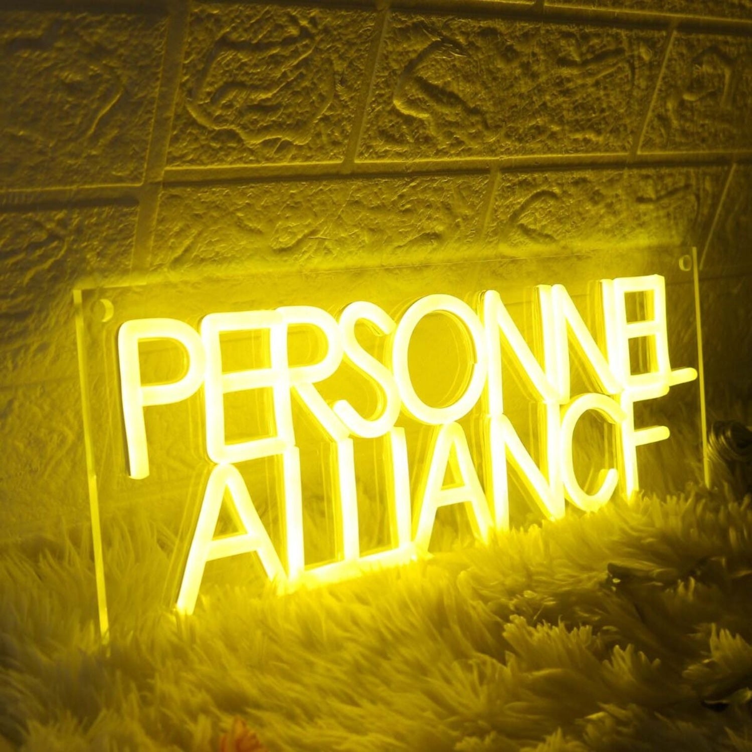 Persinnel Alliance Yellow Led Neon Sign - Shineneon