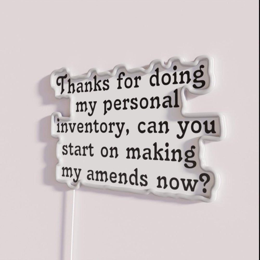 Personal Inventory Rgb Led Neon Sign - Shineneon