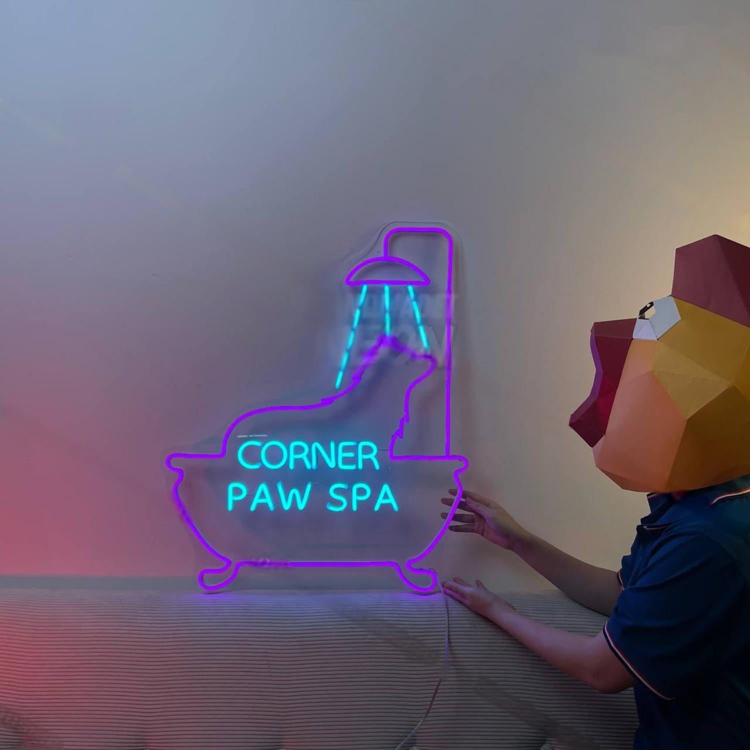 Personalizable Dog Spa Led Neon Sign Dog Led Neon Sign | Shineneon