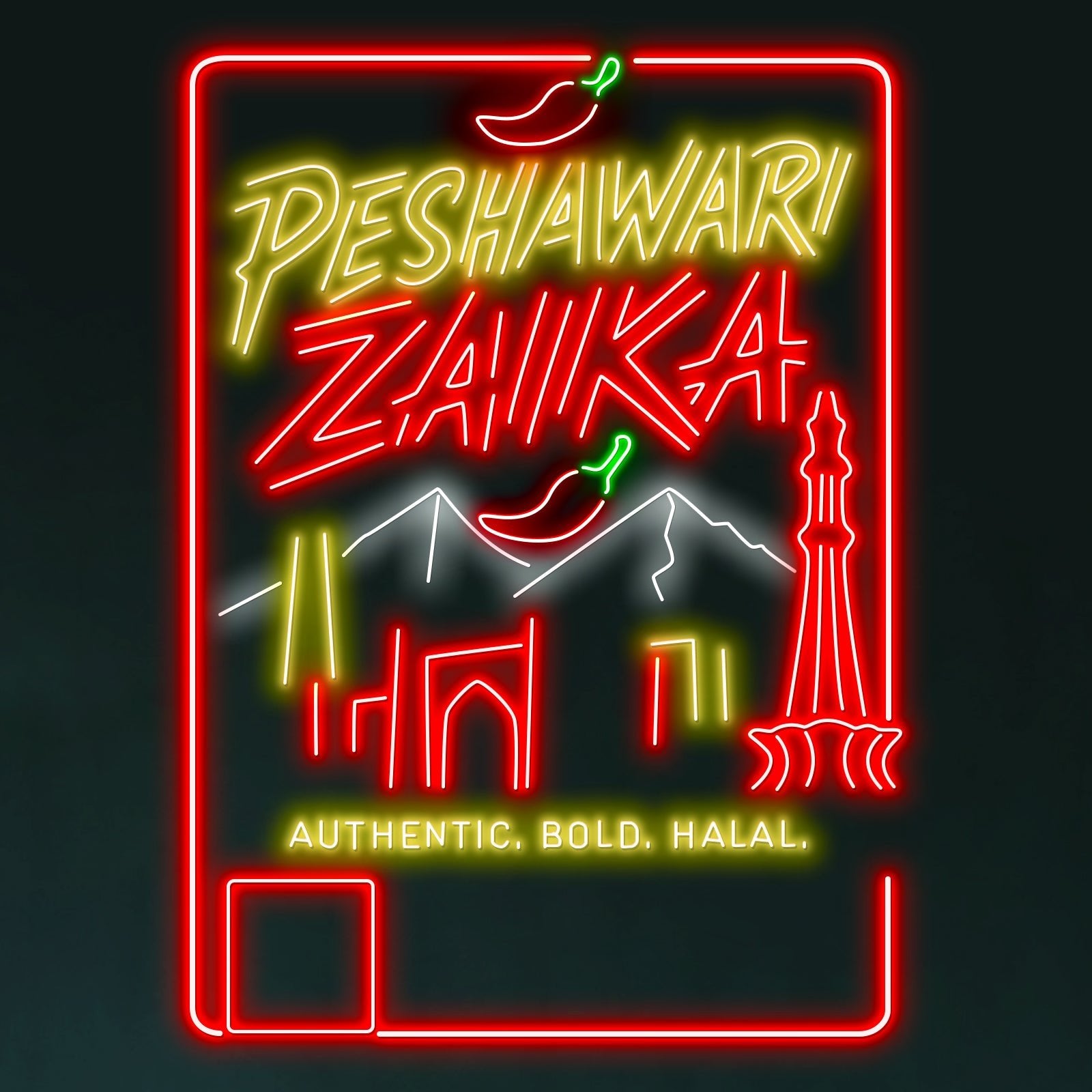 Peshawari Zaika Custom Led Neon Sign - Shineneon