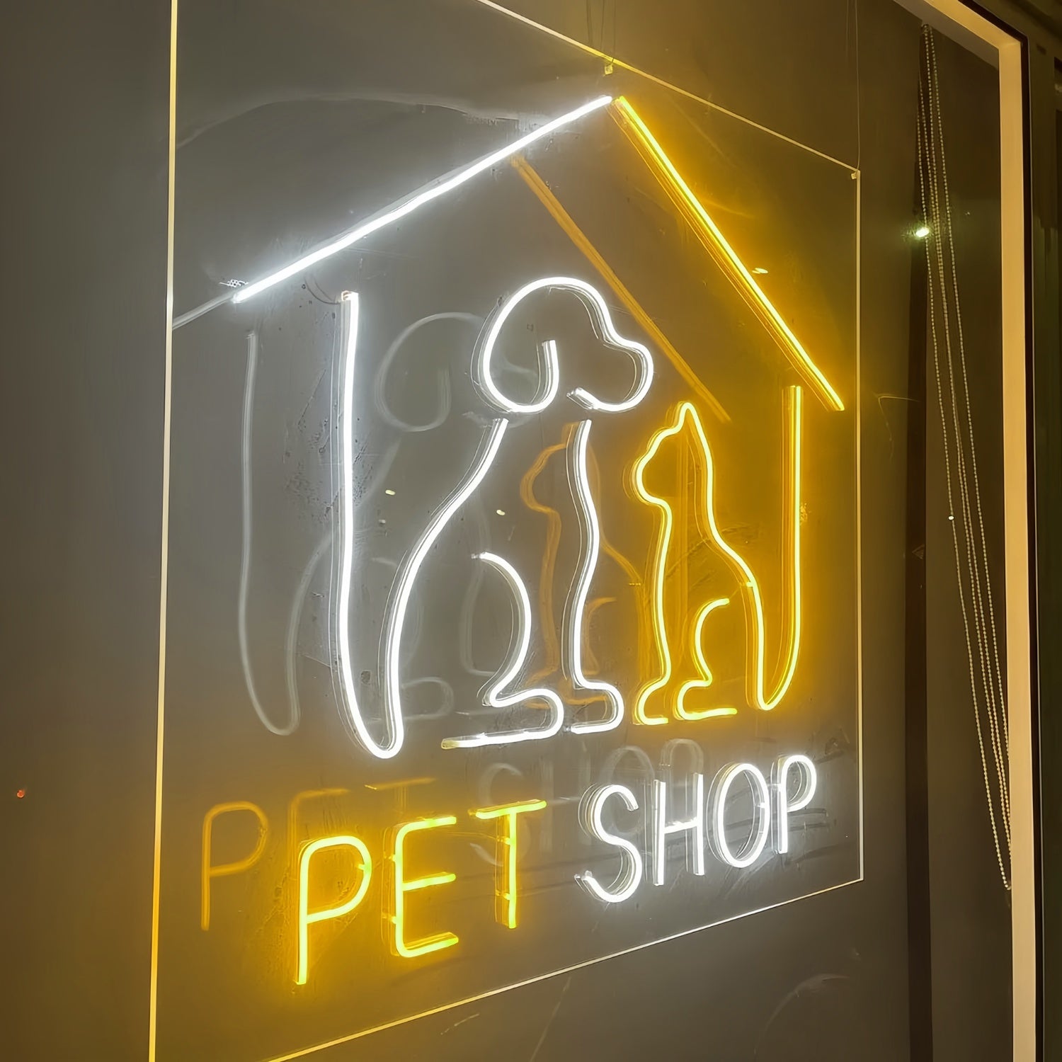 Pet Shop Add A Touch Of Neon Love To Your Space | Shineneon