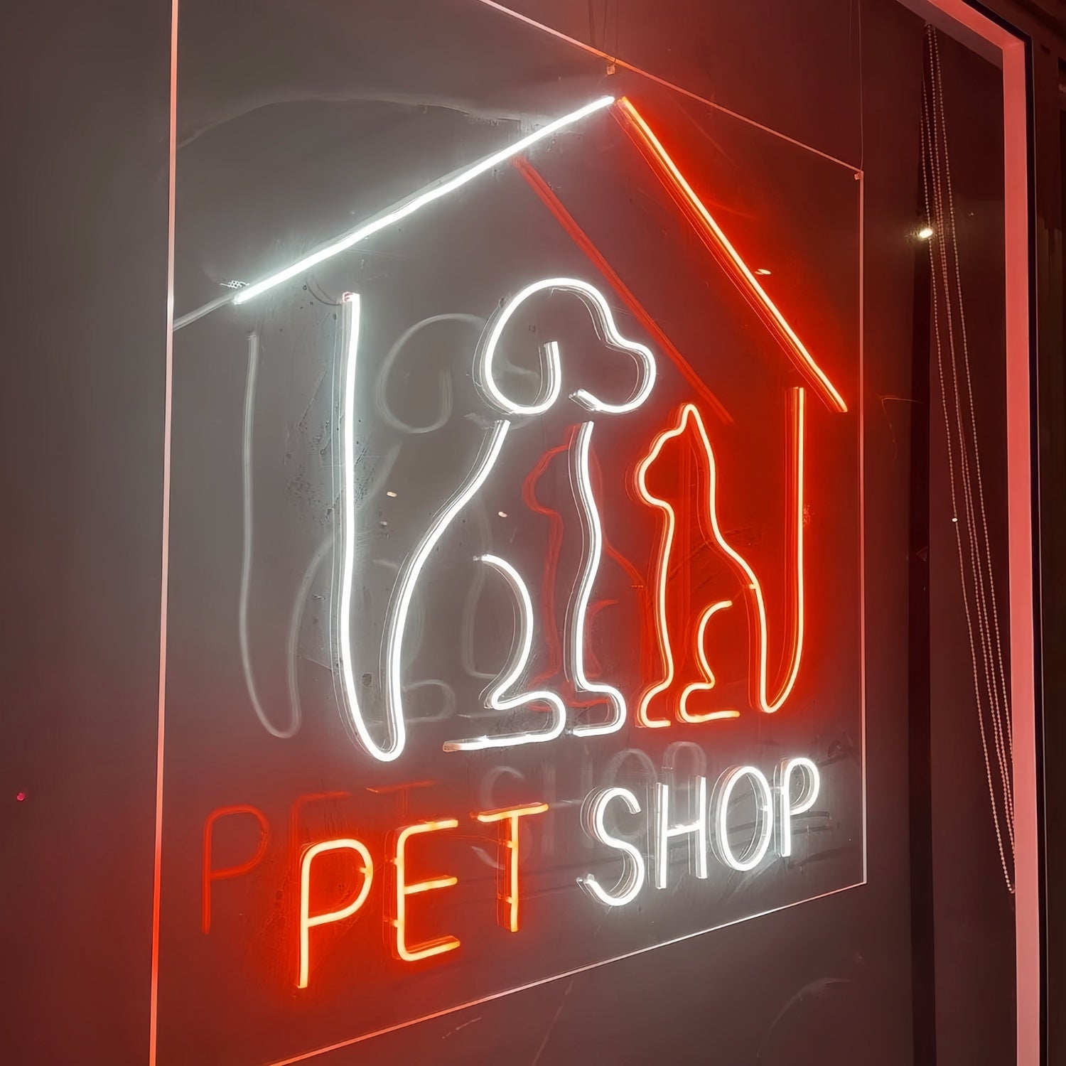 Pet Shop Add A Touch Of Neon Love To Your Space | Shineneon