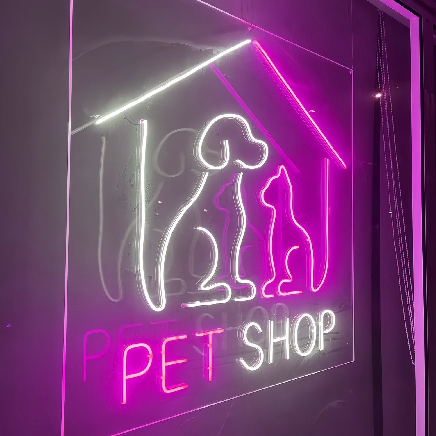 Pet Shop Add A Touch Of Neon Love To Your Space | Shineneon