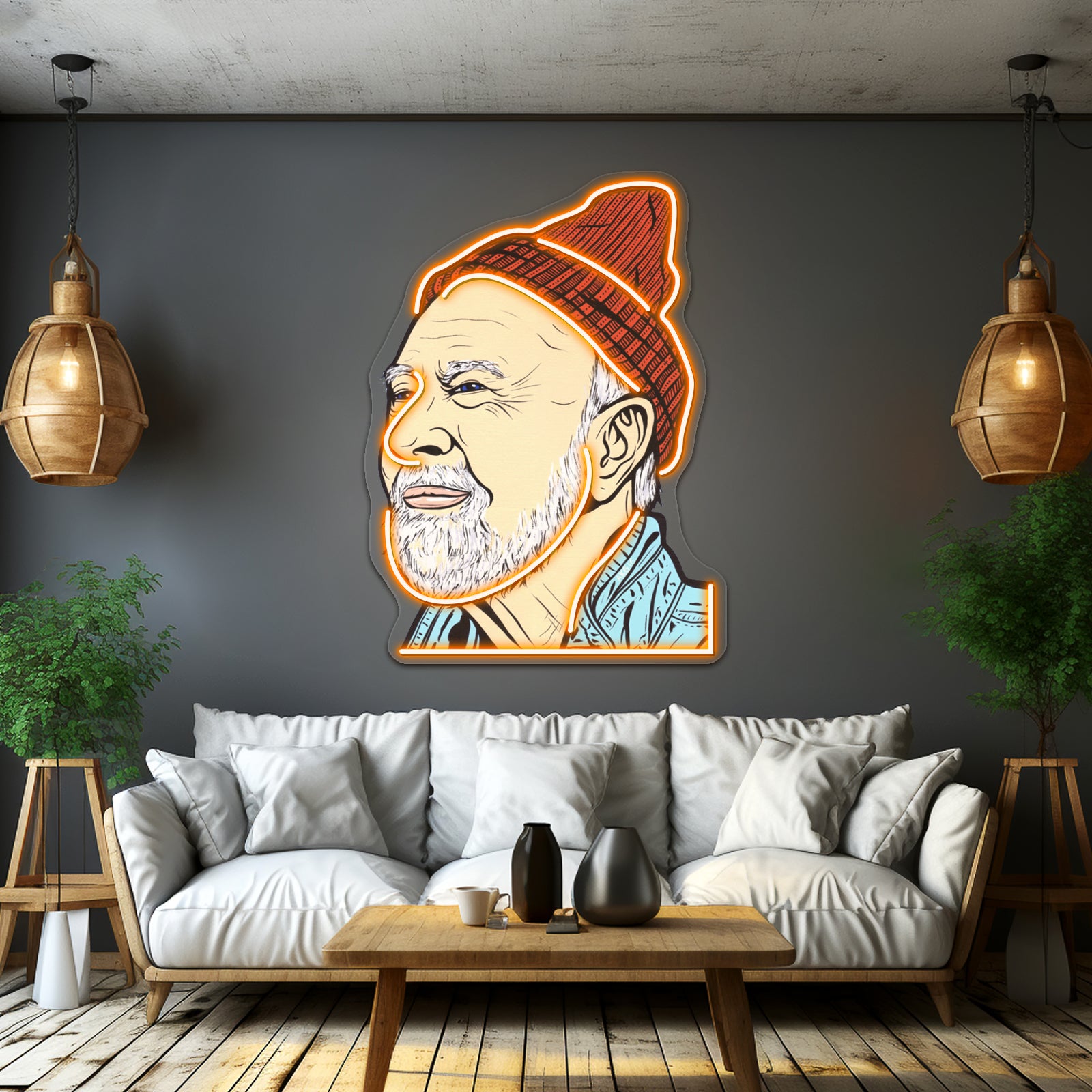 Pete Seeger Artwork Led Neon Signs Custom | Shineneon
