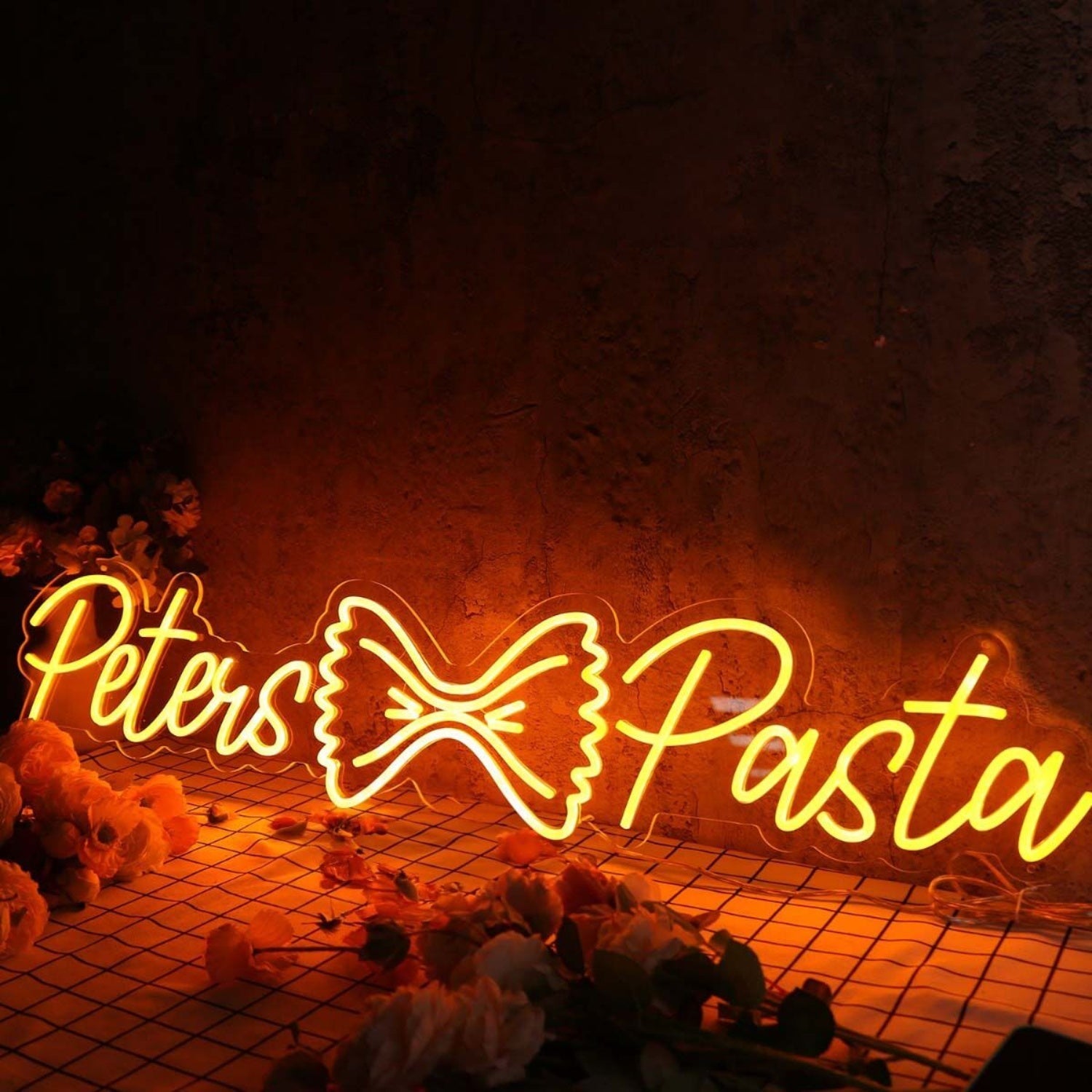 Peters Pasta Orange Led Neon Sign - Shineneon