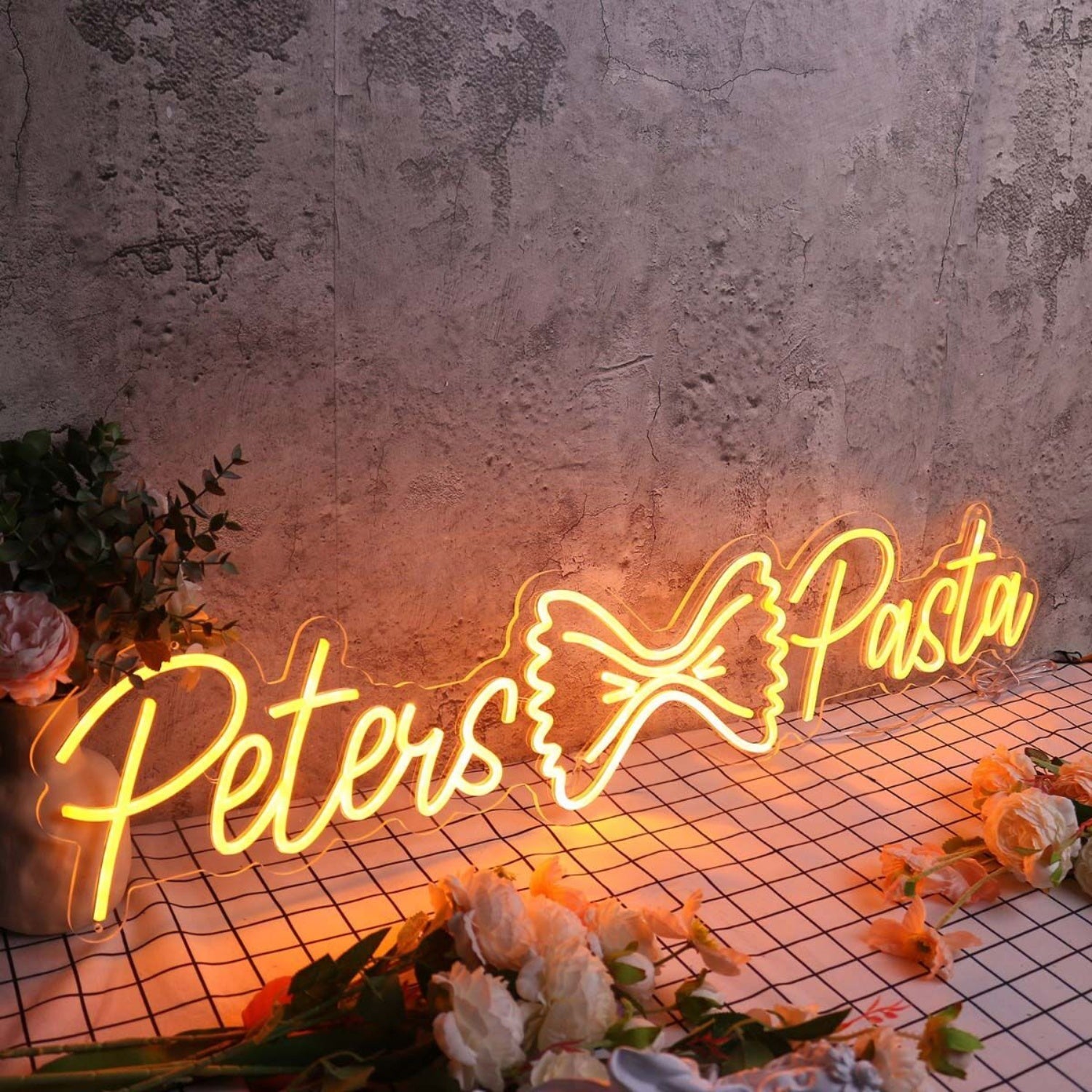 Peters Pasta Orange Led Neon Sign - Shineneon