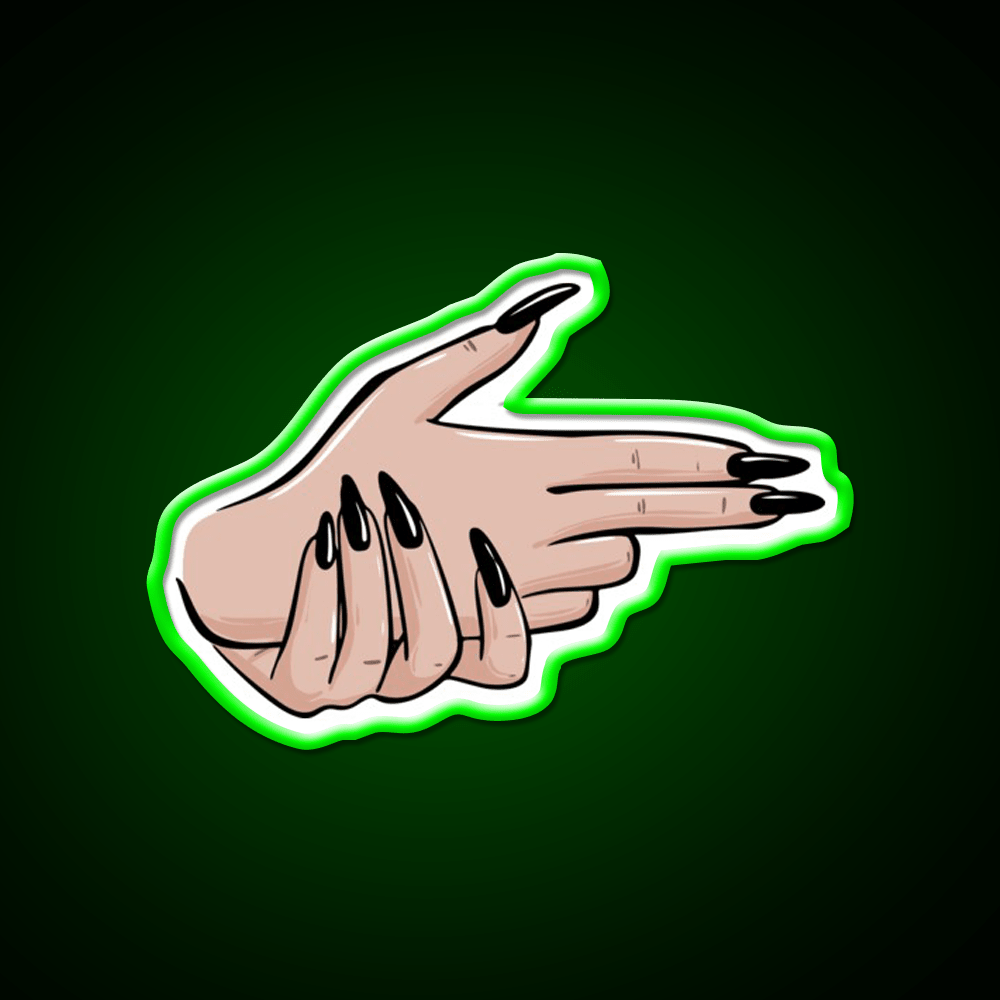 Pew Pew Nail Salon Led Neon Sign Rgb Color - Shineneon
