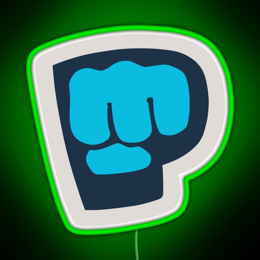 Pewdiepie Brofist Logo Rgb Led Neon Sign Pop Wall Art - Shineneon