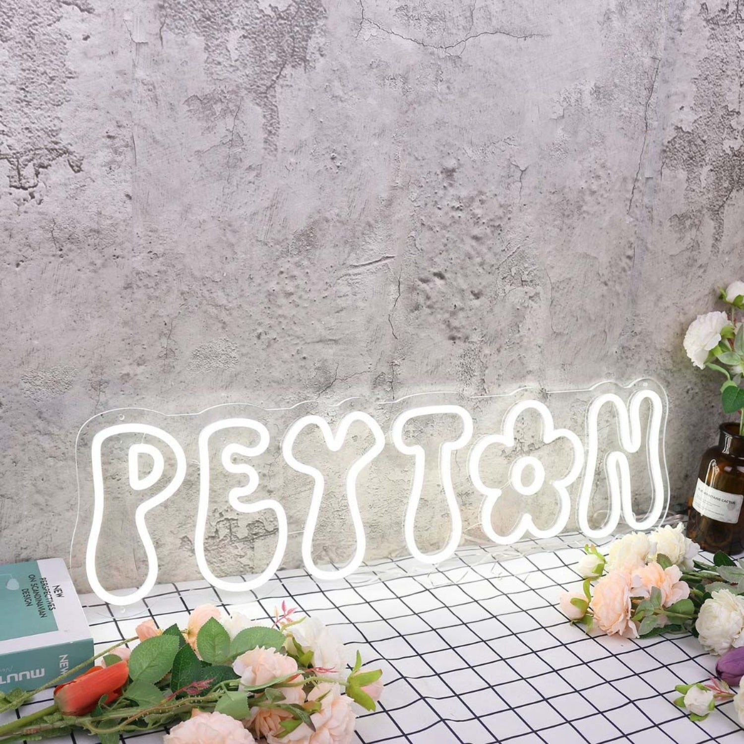 Peyton White Custom Led Neon Sign - Shineneon