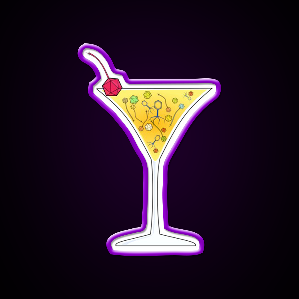 Phage Cocktail Orange Cocktail Bar Decor Led Neon Sign Rgb Color - LED neon sign view 9