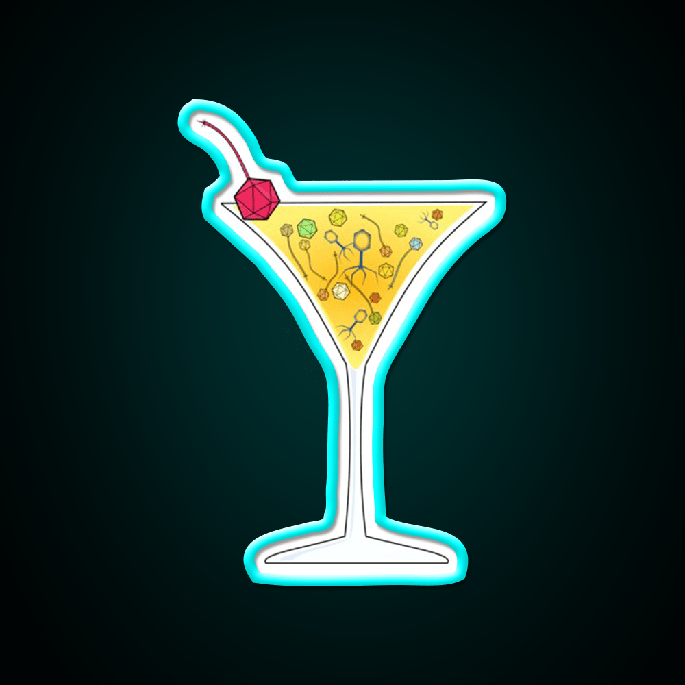 Phage Cocktail Orange Cocktail Bar Decor Led Neon Sign Rgb Color - Shineneon