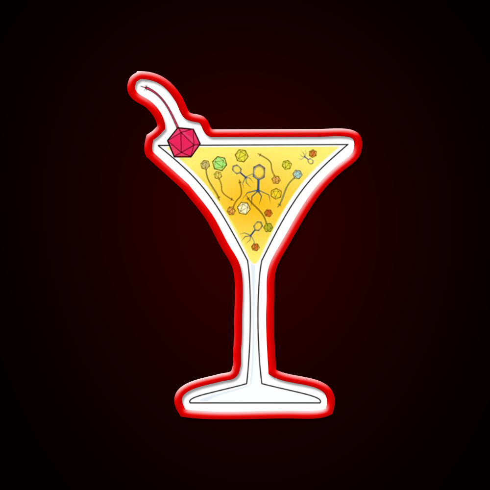 Phage Cocktail Orange Cocktail Bar Decor Led Neon Sign Rgb Color - Shineneon