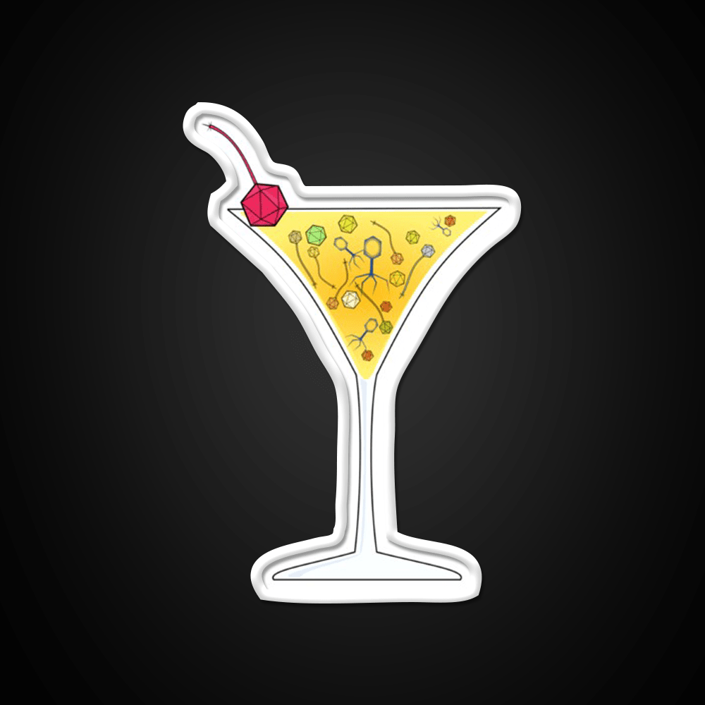 Phage Cocktail Orange Cocktail Bar Decor Led Neon Sign Rgb Color - Shineneon