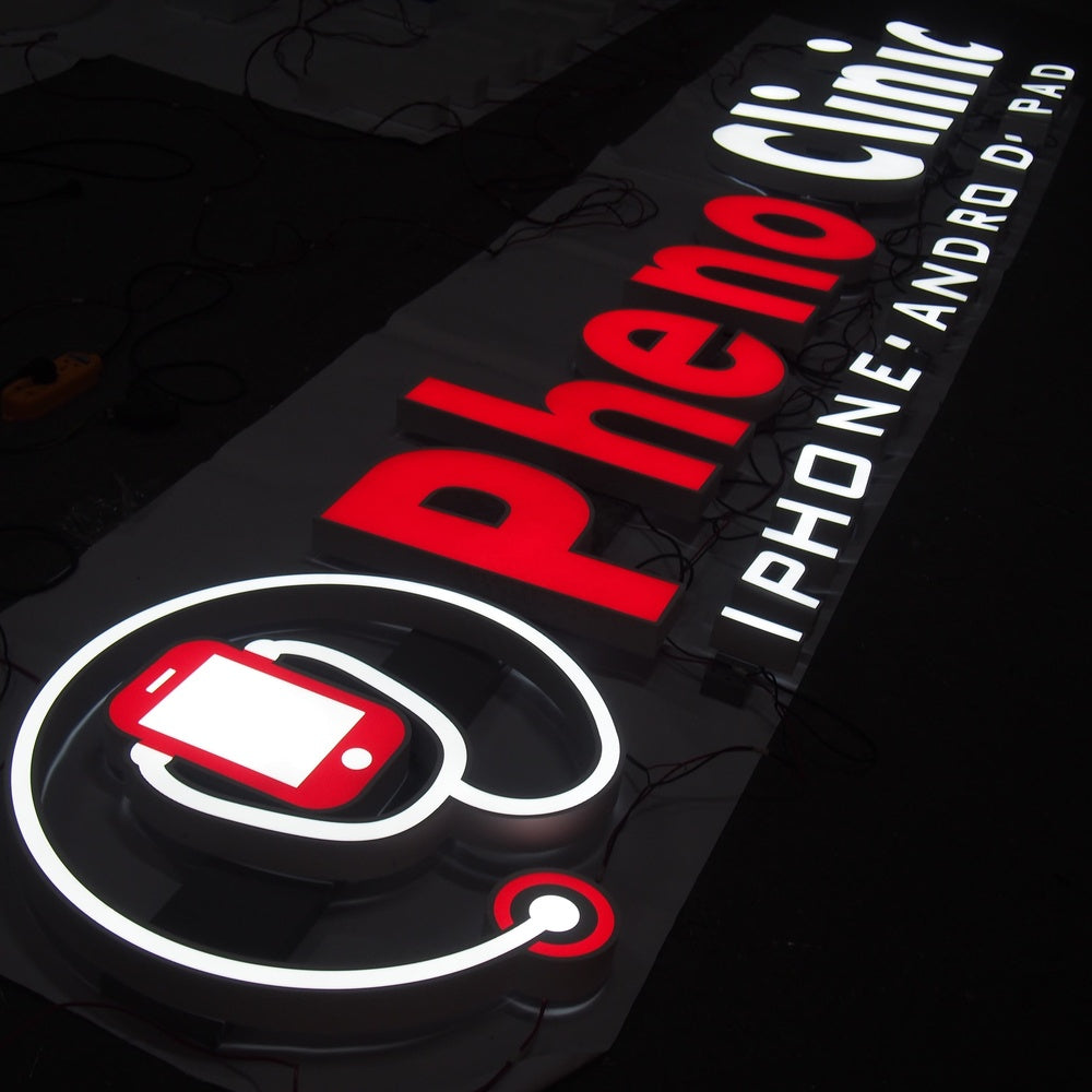 Pheno Clinic 3D Frontlit Channel Letters Led Light Sign