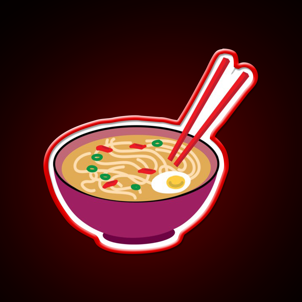 Pho Led Neon Sign Chinese Food Rgb Color