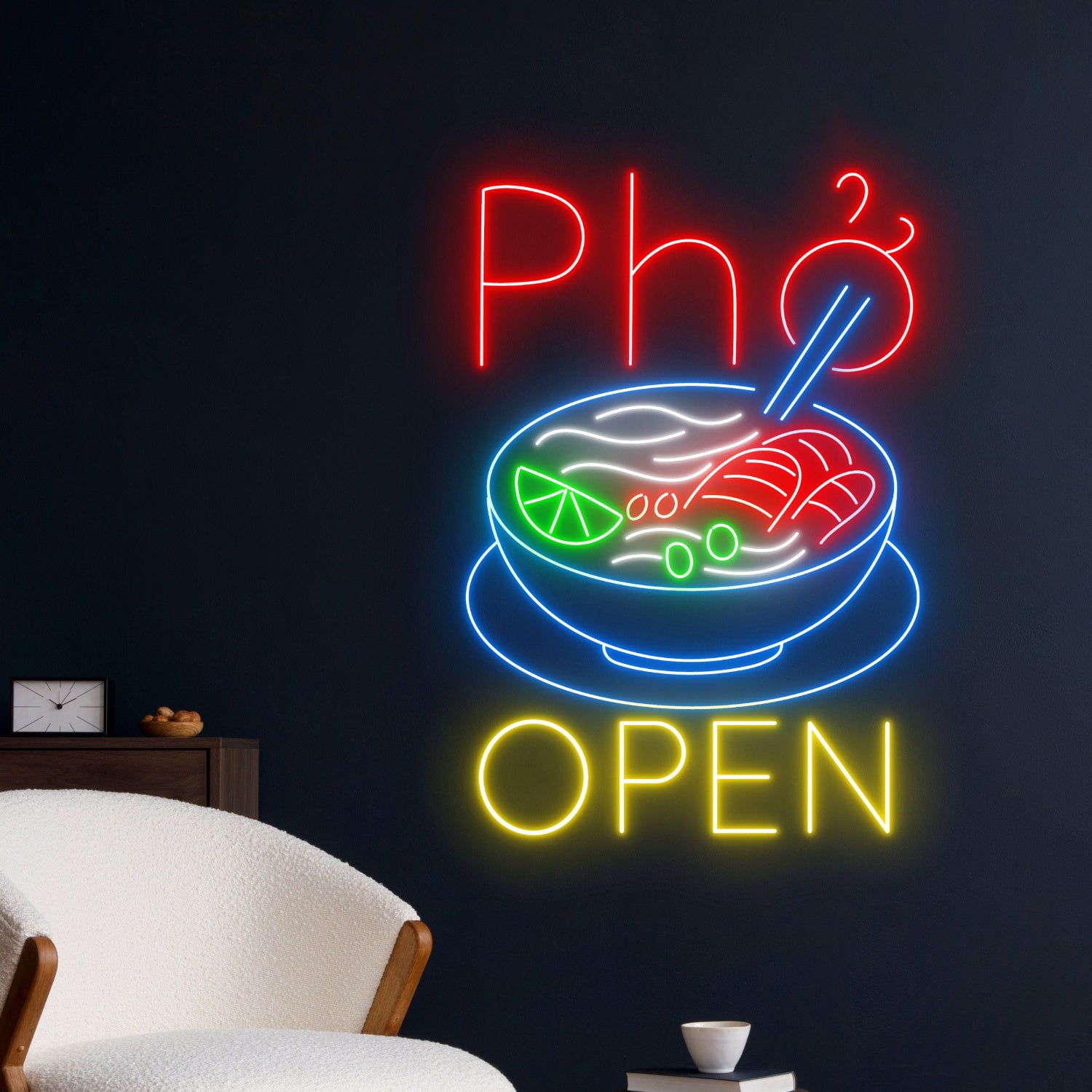 Pho Open Restaurant Led Neon Sign | Shineneon