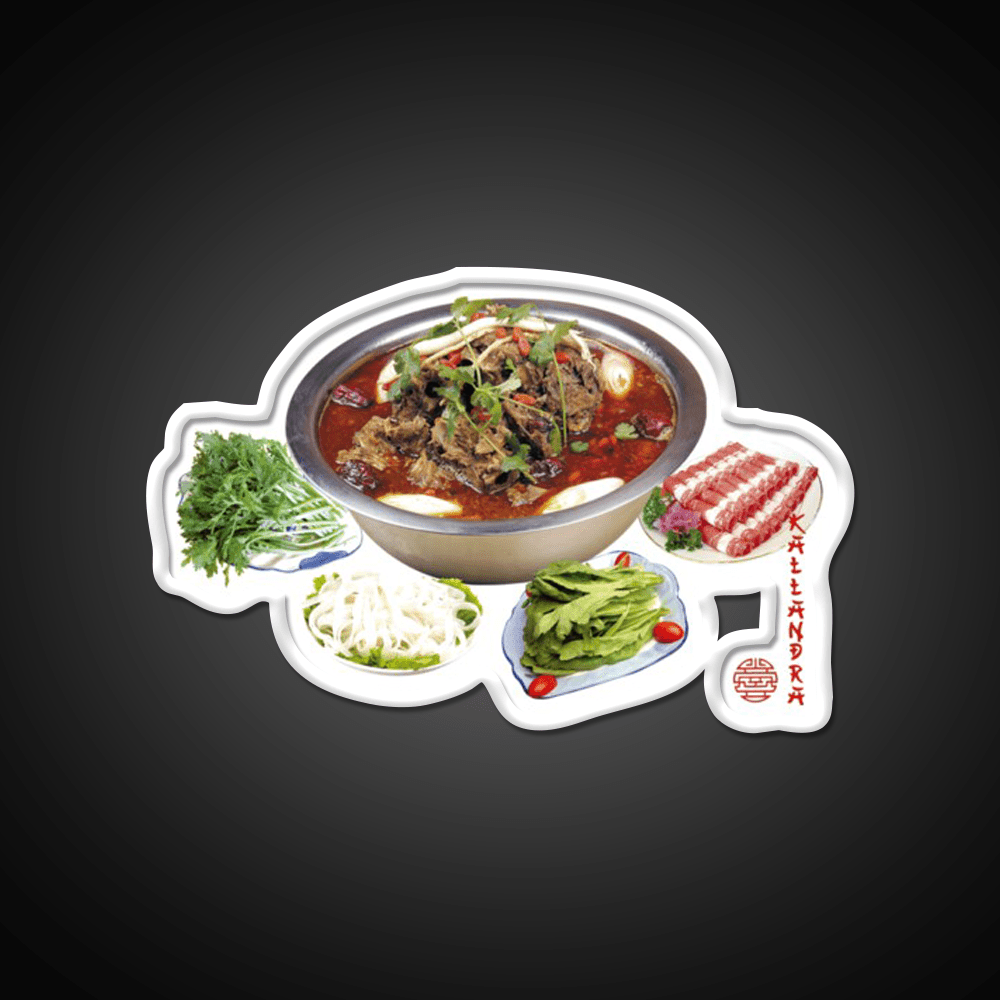Photo Art Print Led Neon Sign Chinese Food Rgb Color - Shineneon