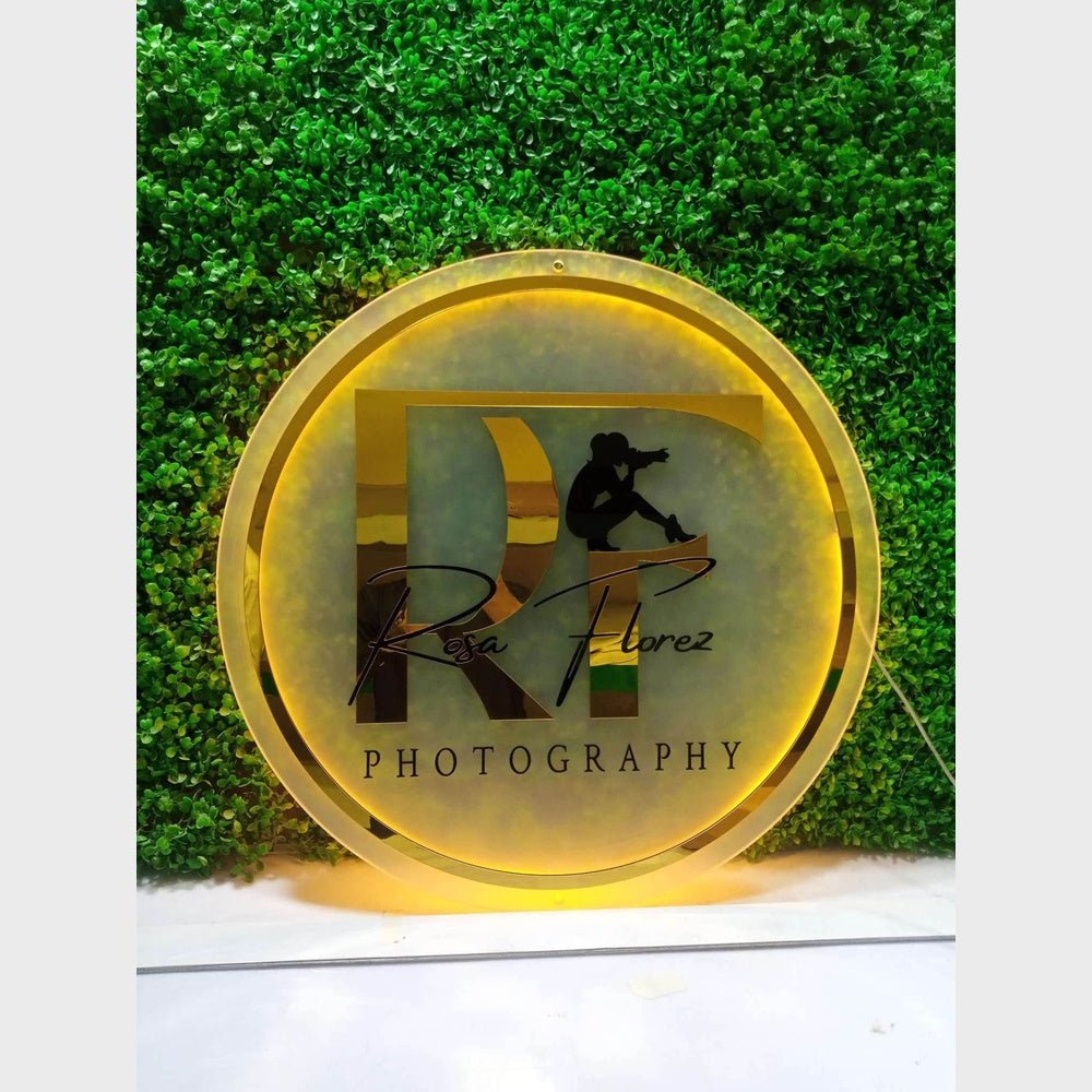 Photography Salon Acrylic Business Logo Sign - Shineneon