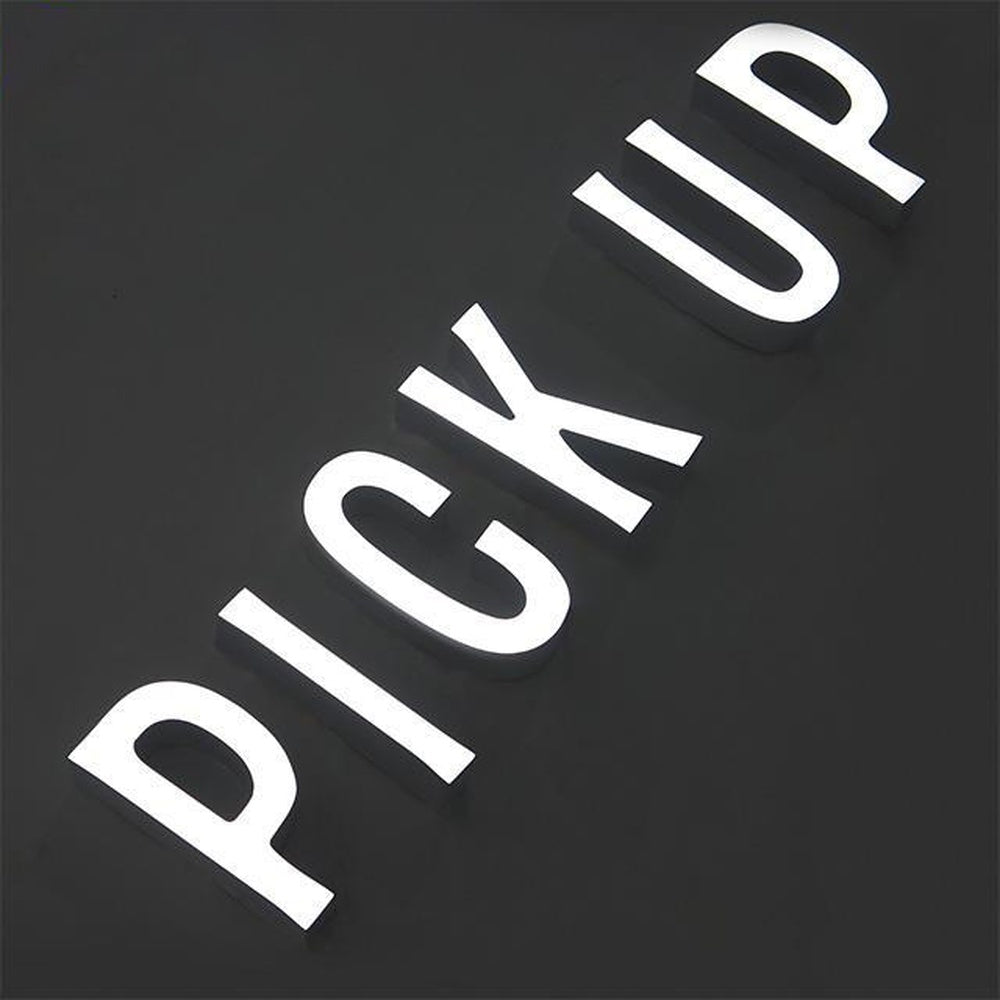 Pick Up 3D Frontlit Letters Metal Led Sign