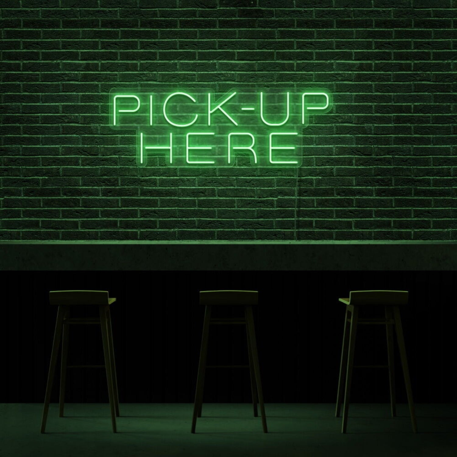 Pick Up Here Led Neon Sign For Cafes And Restaurants | Shineneon