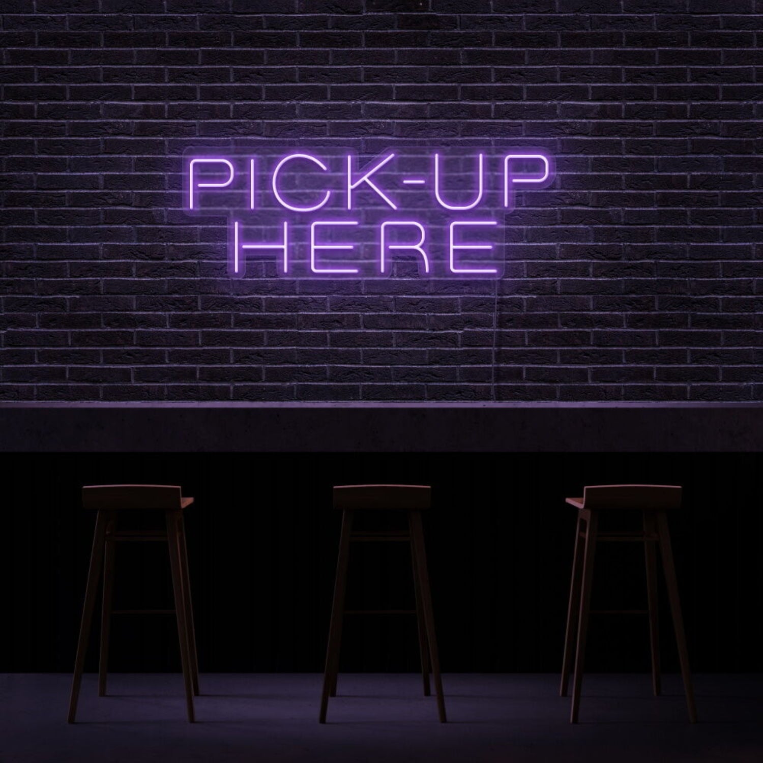 Pick Up Here Led Neon Sign For Cafes And Restaurants | Shineneon