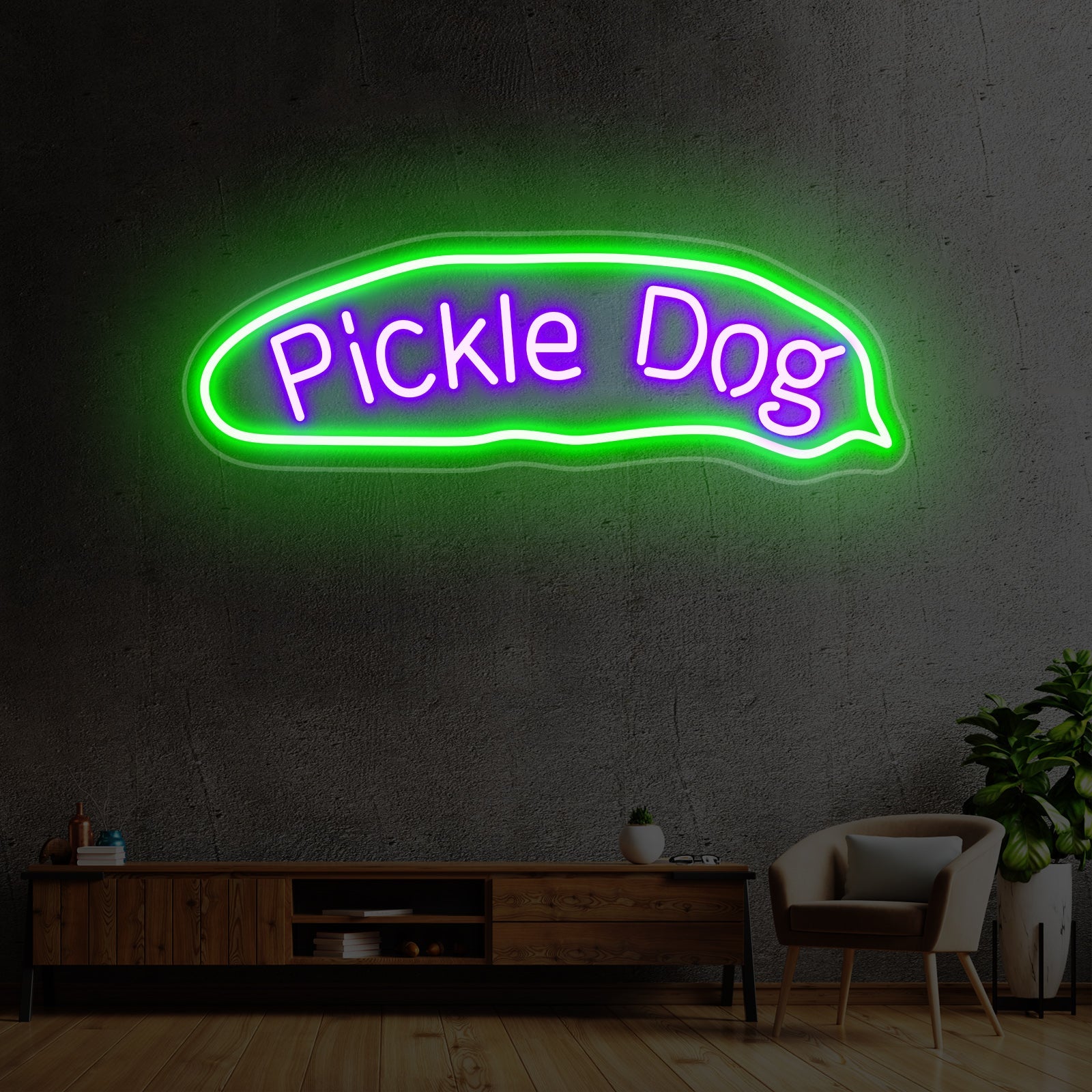 PICKLE DOG Custom Neon Sign - Shineneon