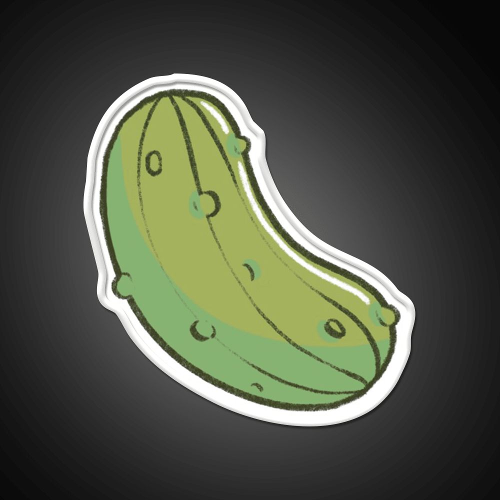 Pickle Snack Food Led Neon Sign Rgb Color - Shineneon