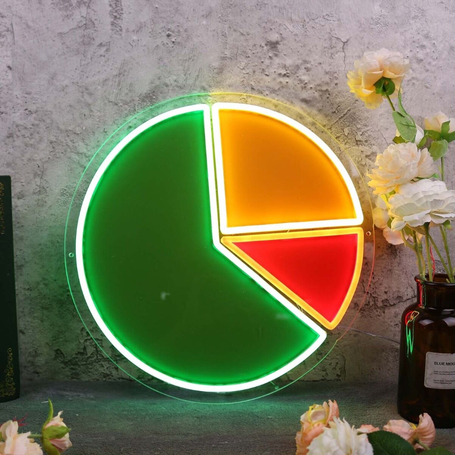 Pie Chart Neon Sign | Shineneon