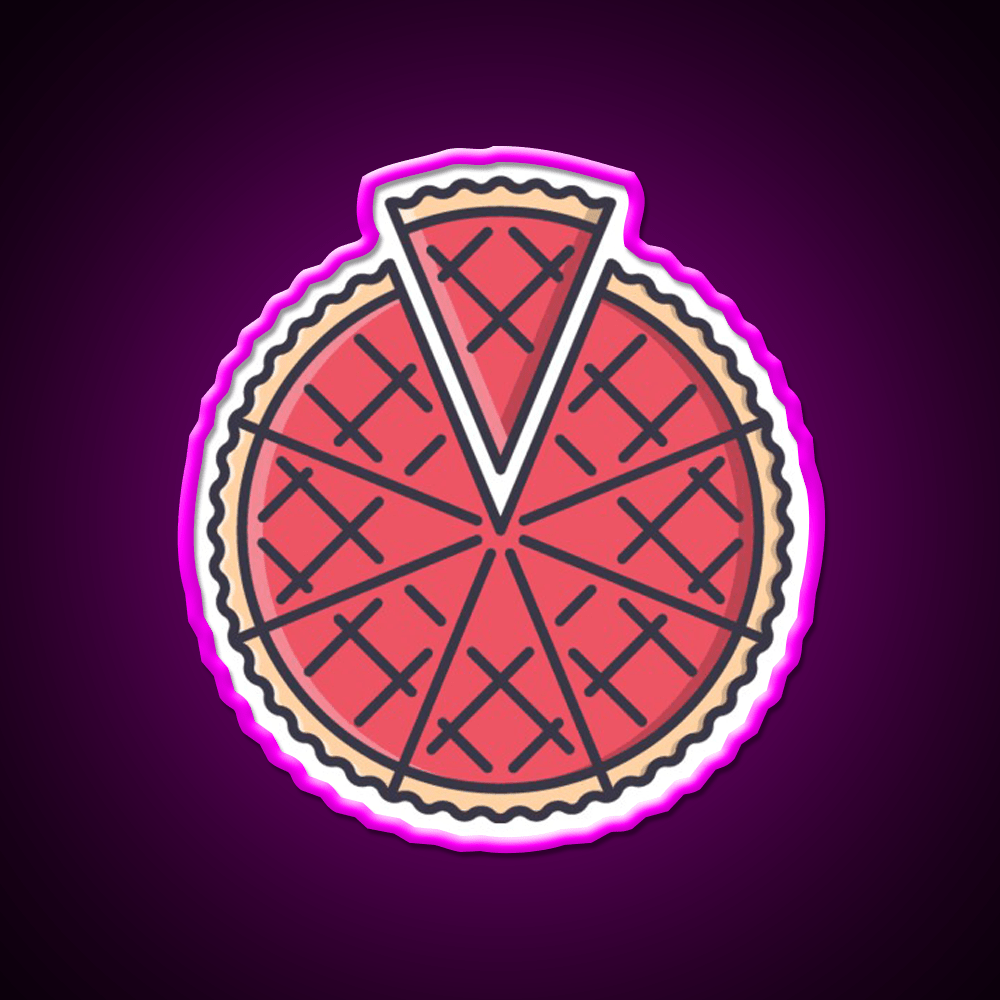 Pie Snack Food Led Neon Sign Rgb Color - Shineneon