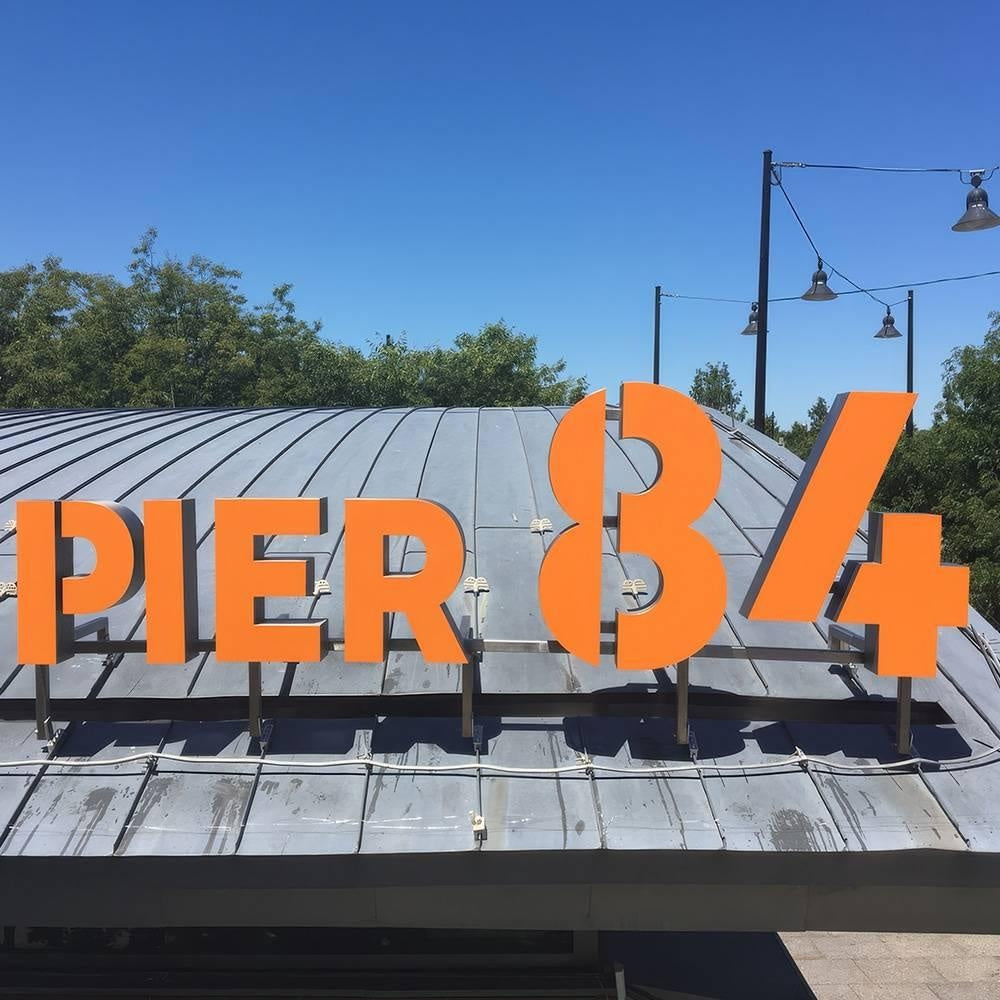 Pier 84 3D Frontlit Letters Metal Led Sign