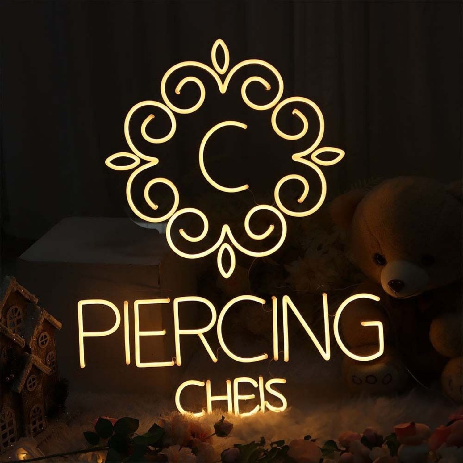 Piercing Chris Neon Sign | Shineneon