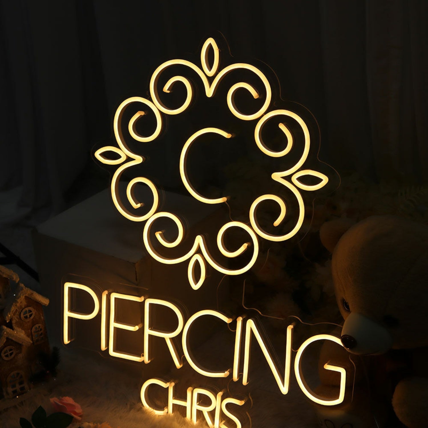 Piercing Chris Neon Sign | Shineneon