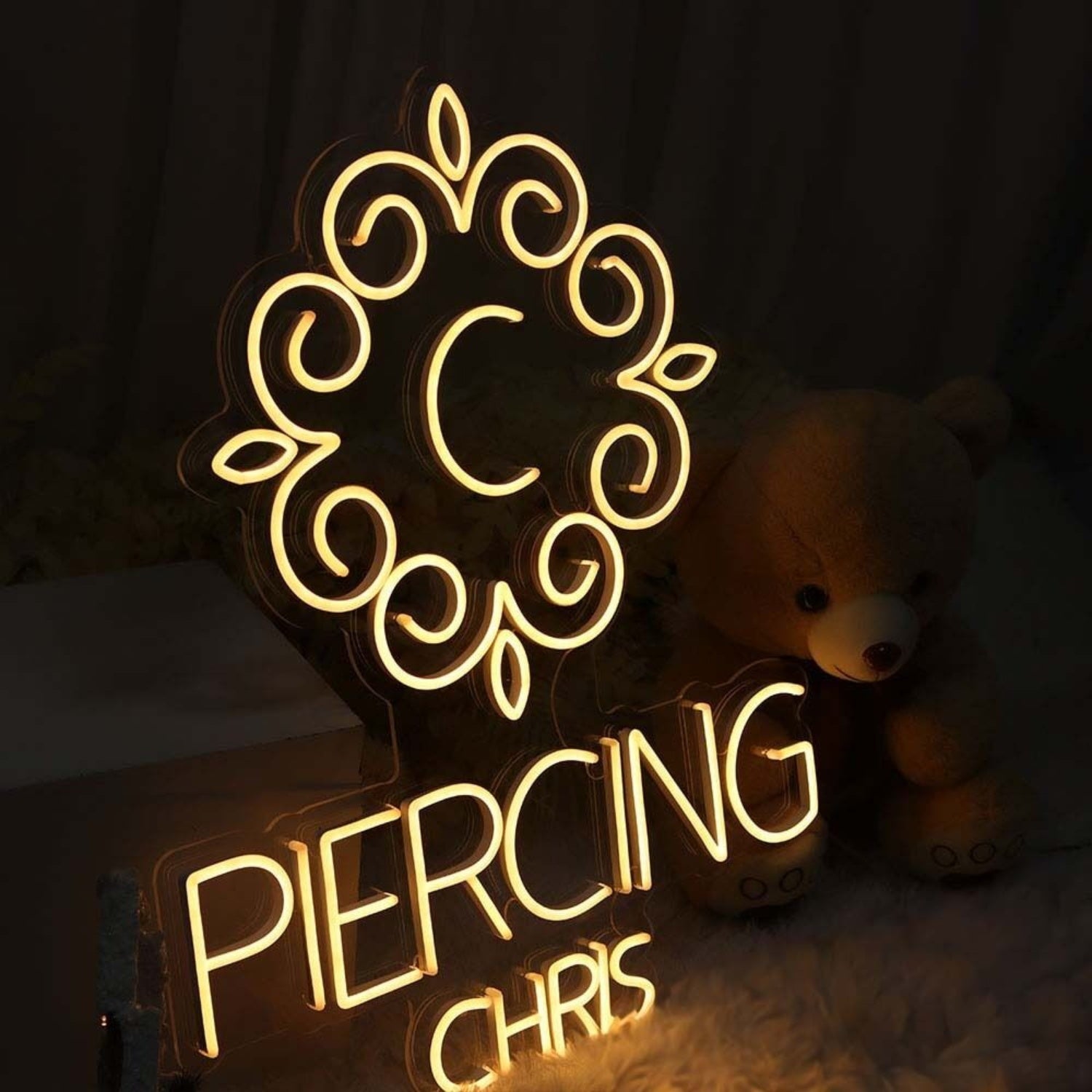 Piercing Chris Neon Sign | Shineneon