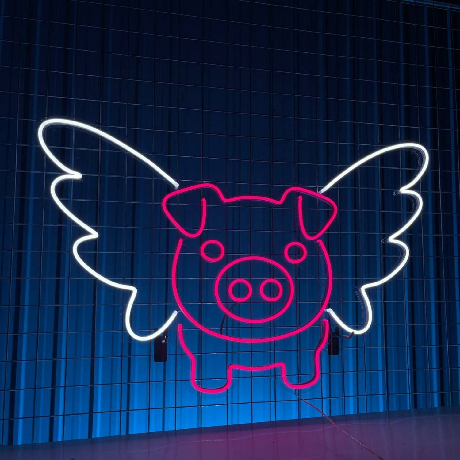 Pig Angel Wings Cute Pig Neon Light Room Decor Led Neon Sign | Shineneon
