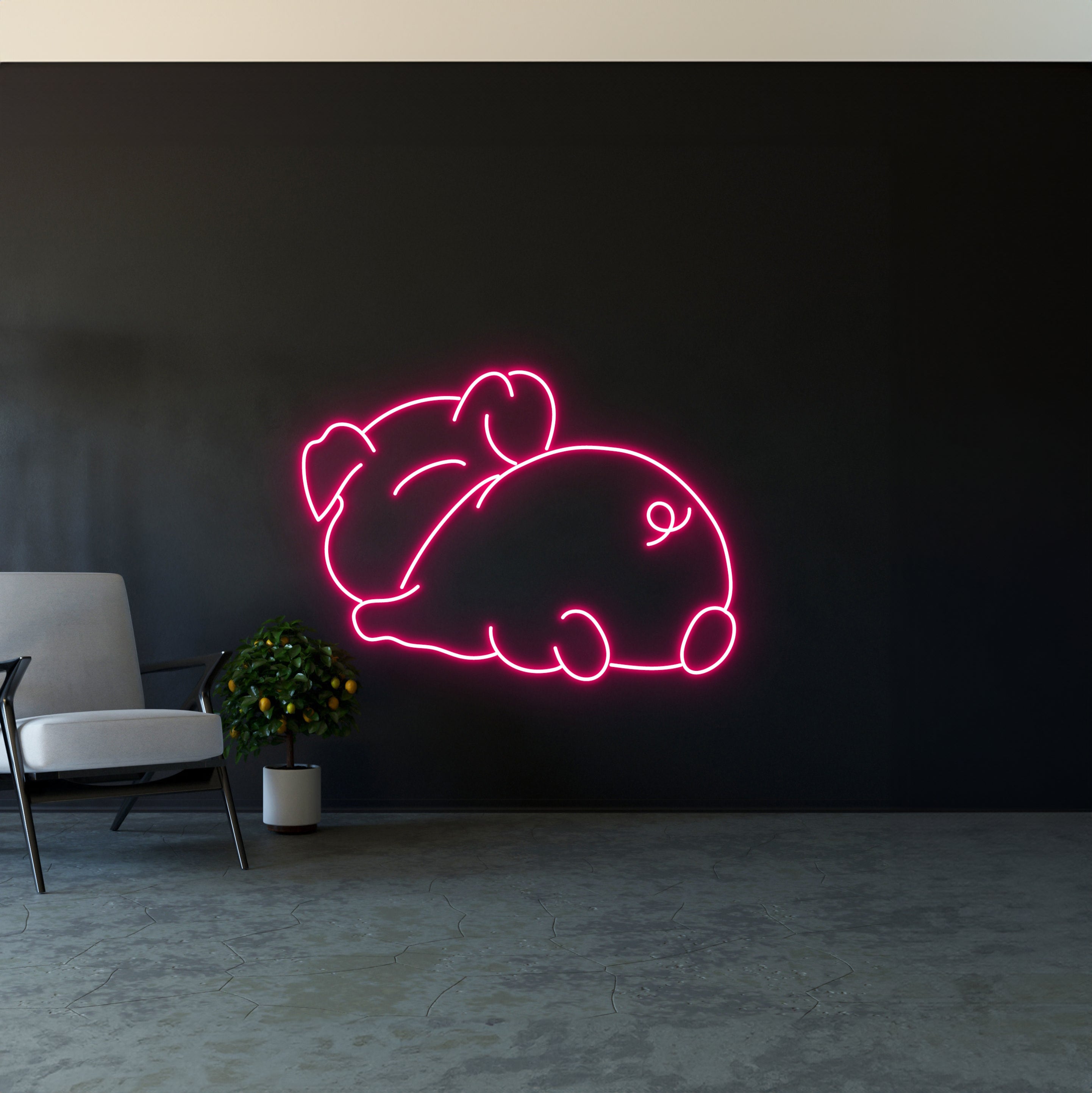 Pig Butt Led Sign | Shineneon