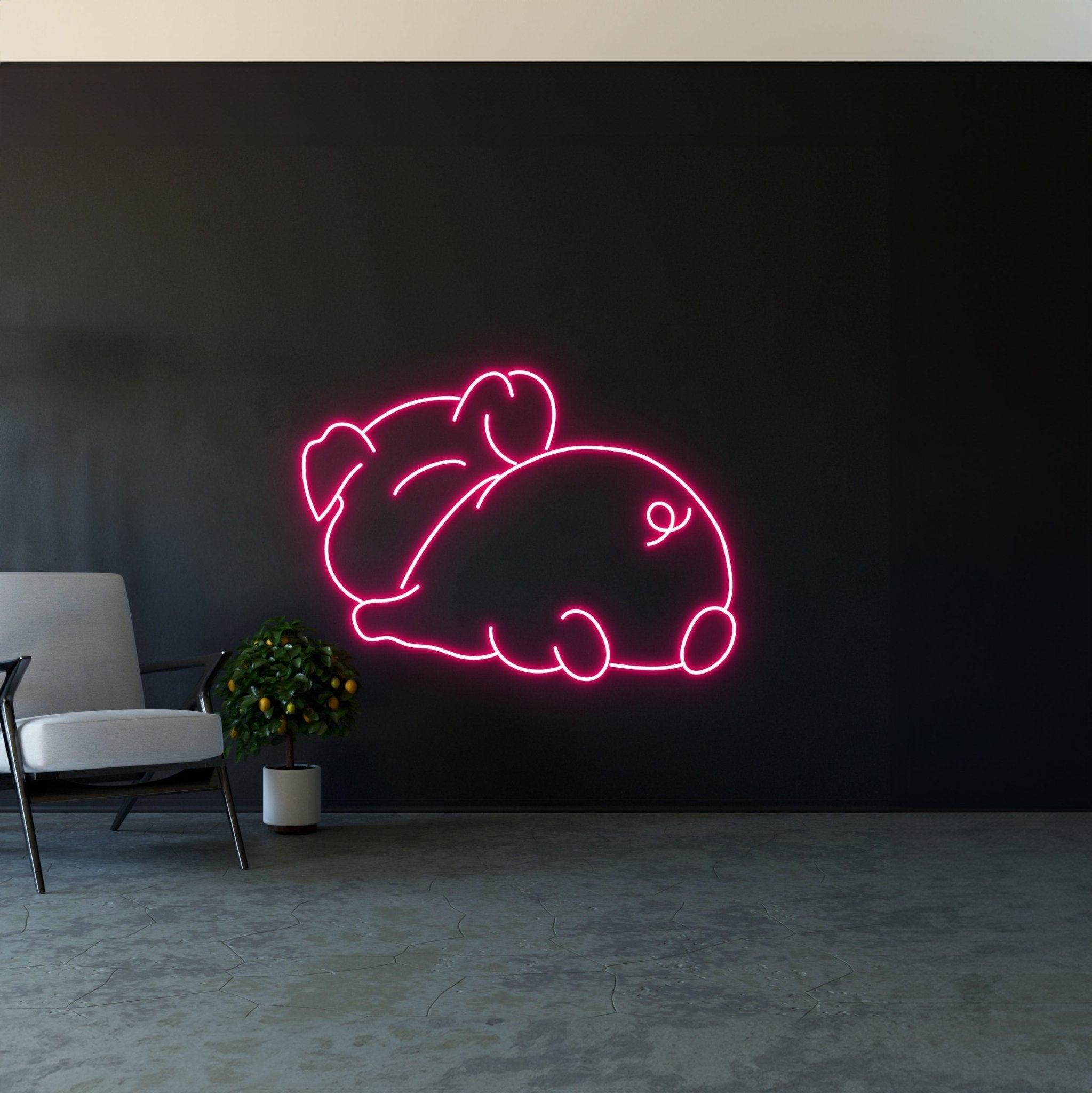 Pig Butt Led Sign - Shineneon