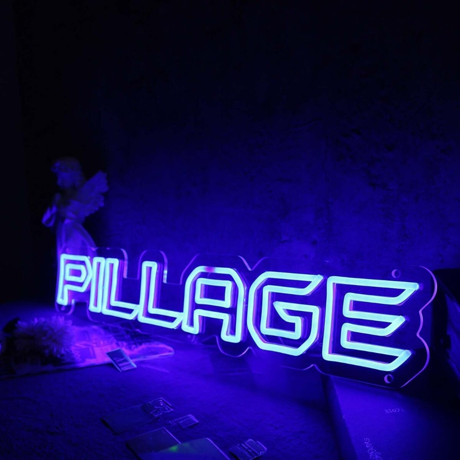 Pillage Blue Led Neon Sign - Shineneon