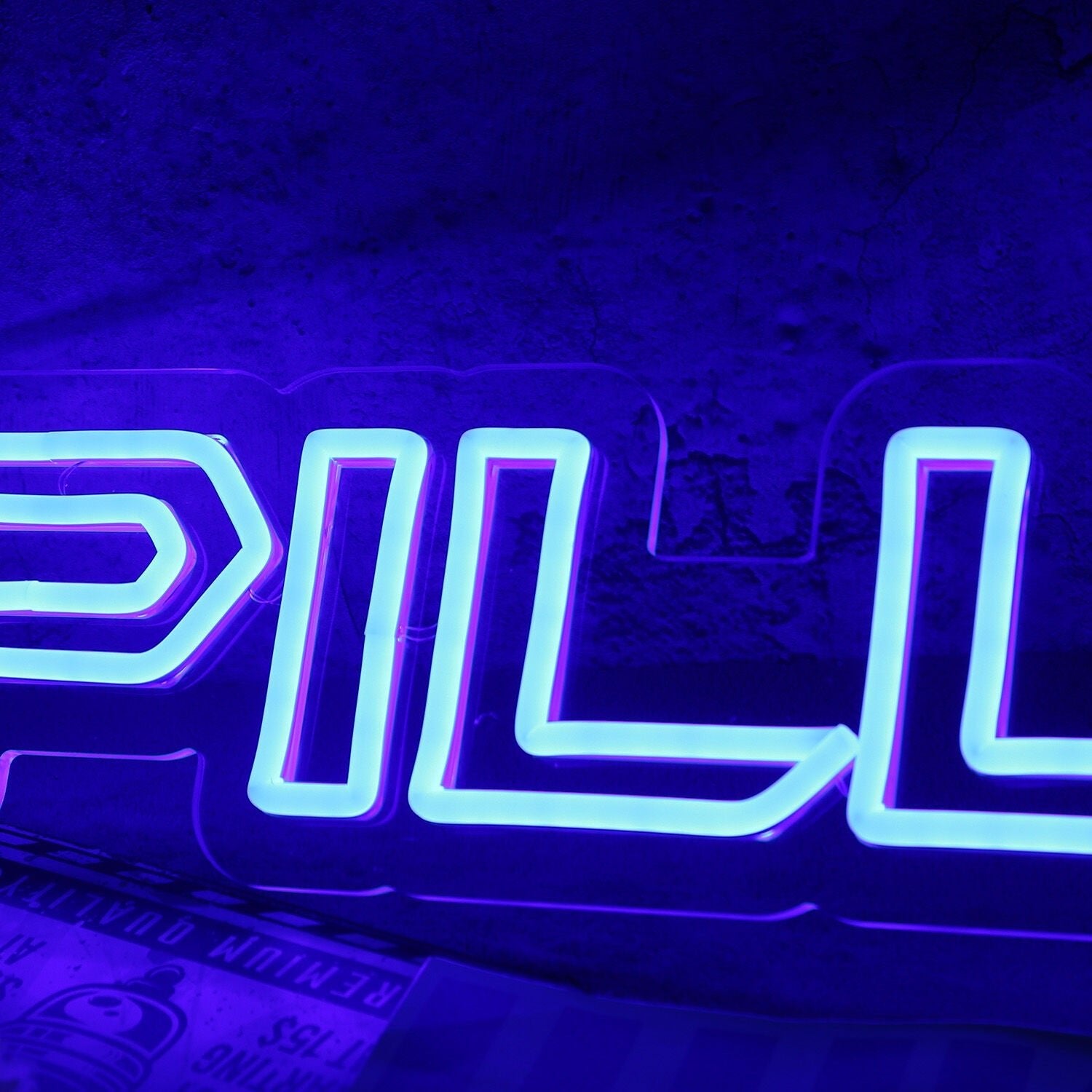 Pillage Blue Led Neon Sign - Shineneon