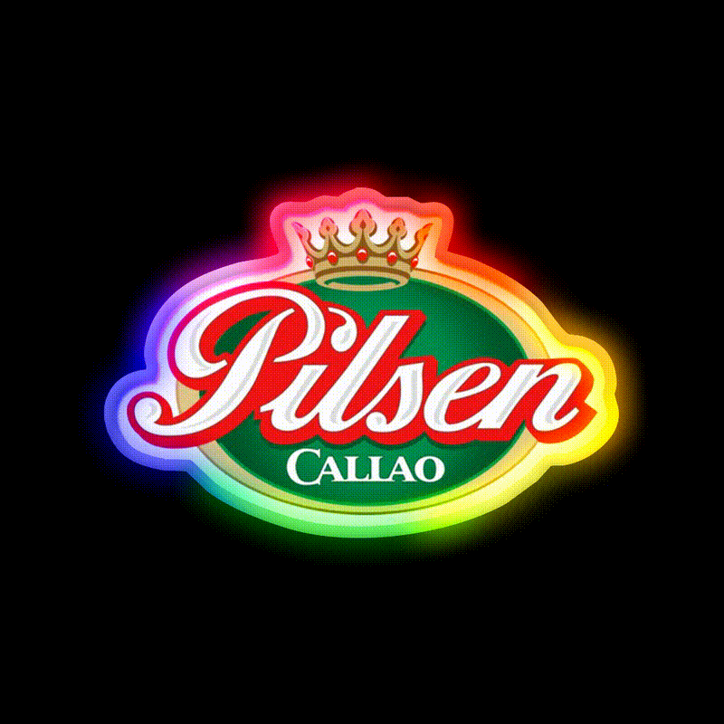 Pilsen Beer Bar Decor Led Neon Sign Rgb Color - LED neon sign close-up detail