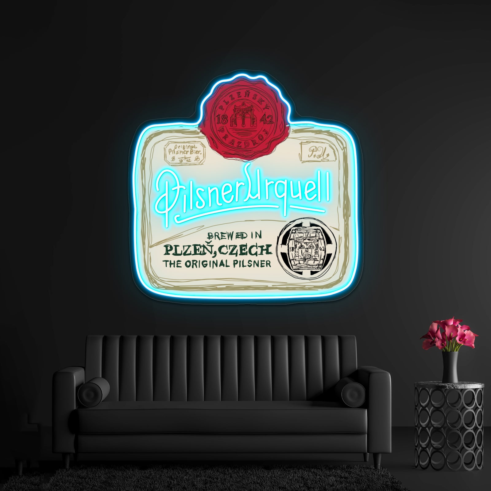 Pilsner Urquell Pop Artwork Led Neon Signs Custom | Shineneon