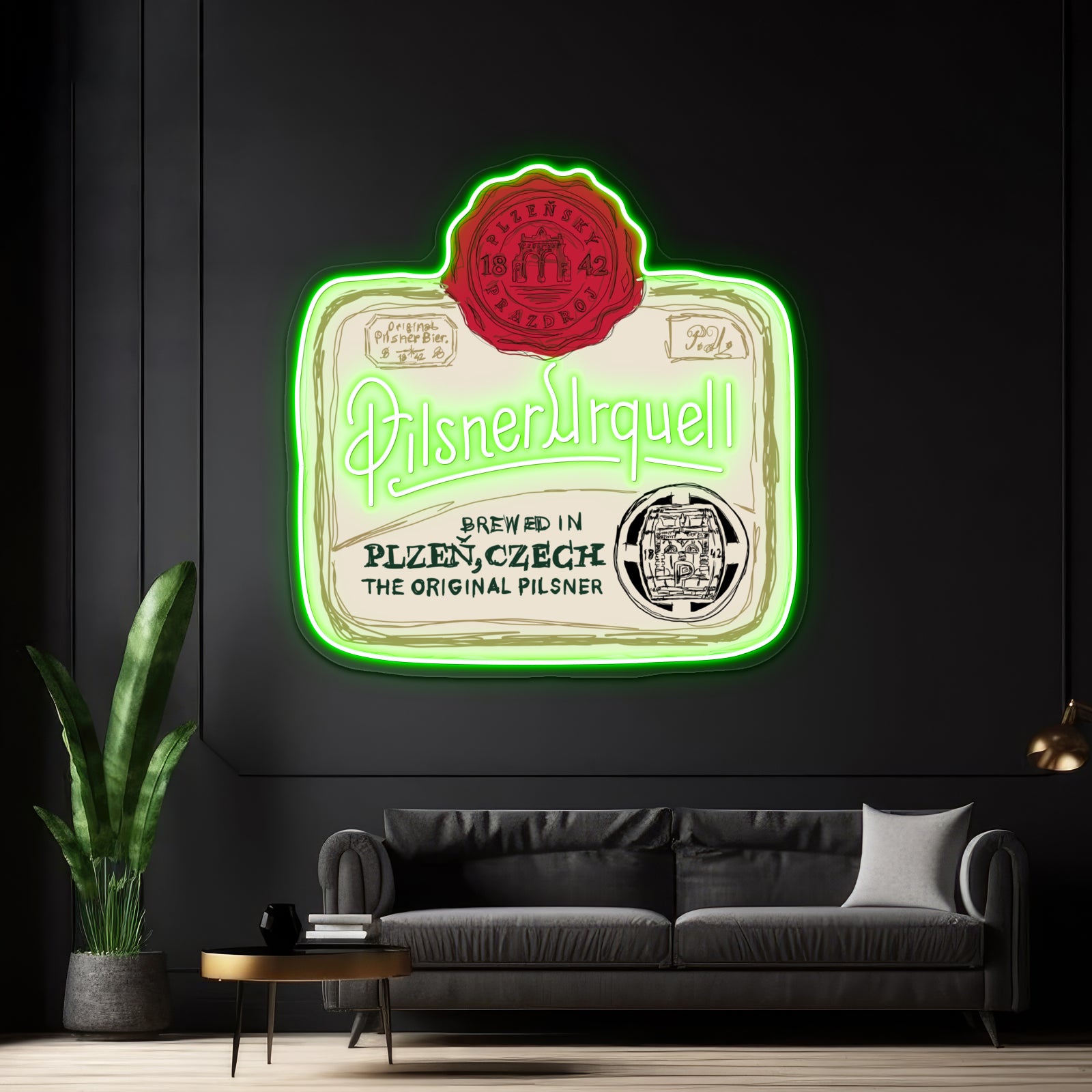 Pilsner Urquell Pop Artwork Led Neon Signs Custom | Shineneon