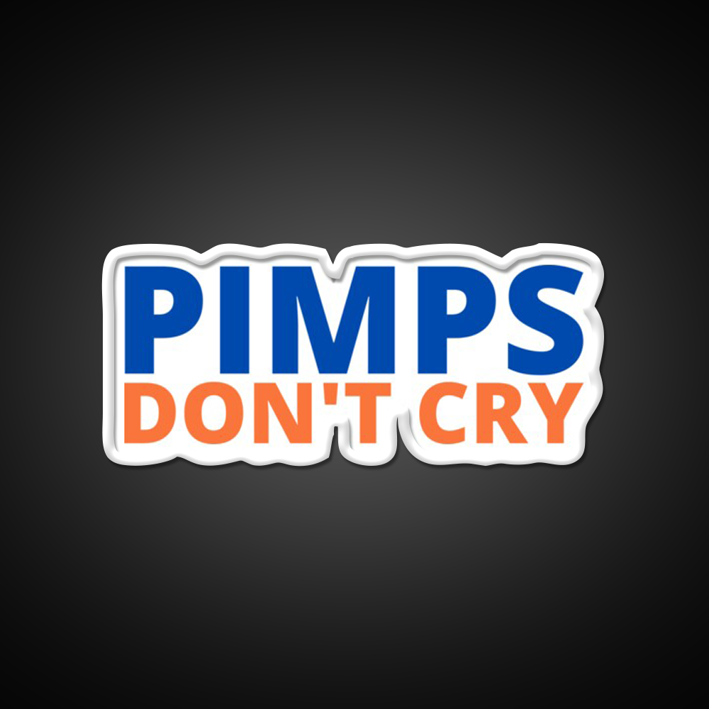 Pimps Dont Cry The Other Guys Beer Bar Decor Led Neon Sign Rgb Color - LED neon sign view 11