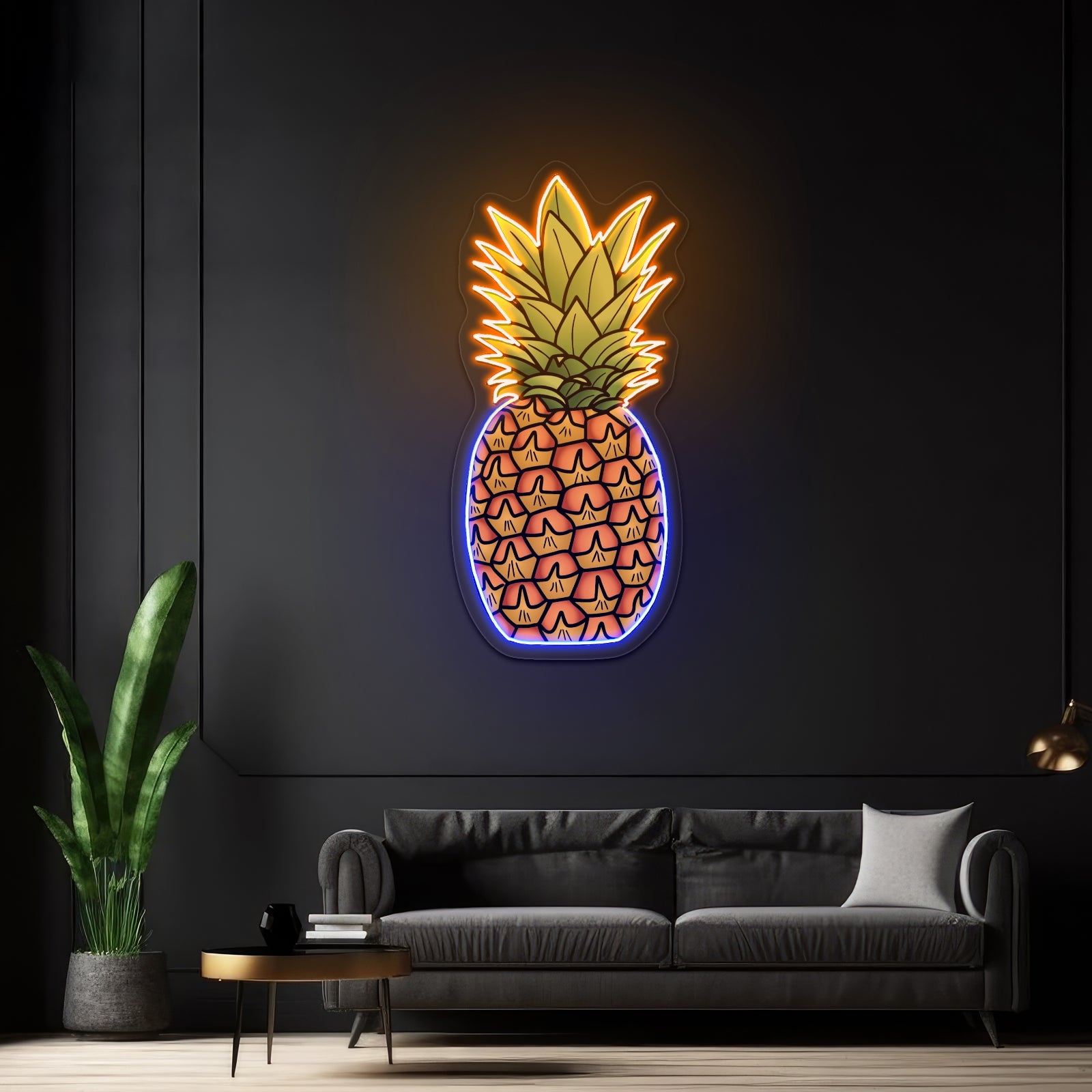 Pineapple Artwork Custom Neon Signs