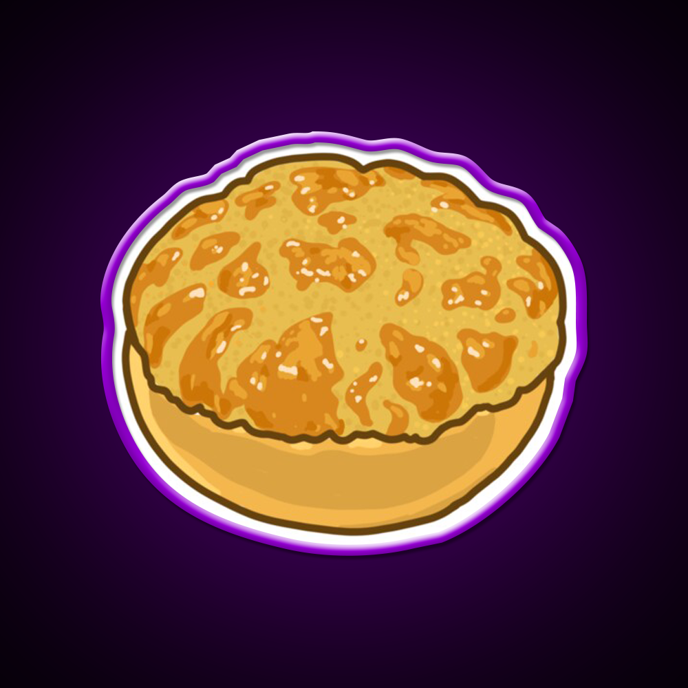 Pineapple Bun Hong Kong Dim Sum Bakery Led Neon Sign Chinese Food Rgb Color